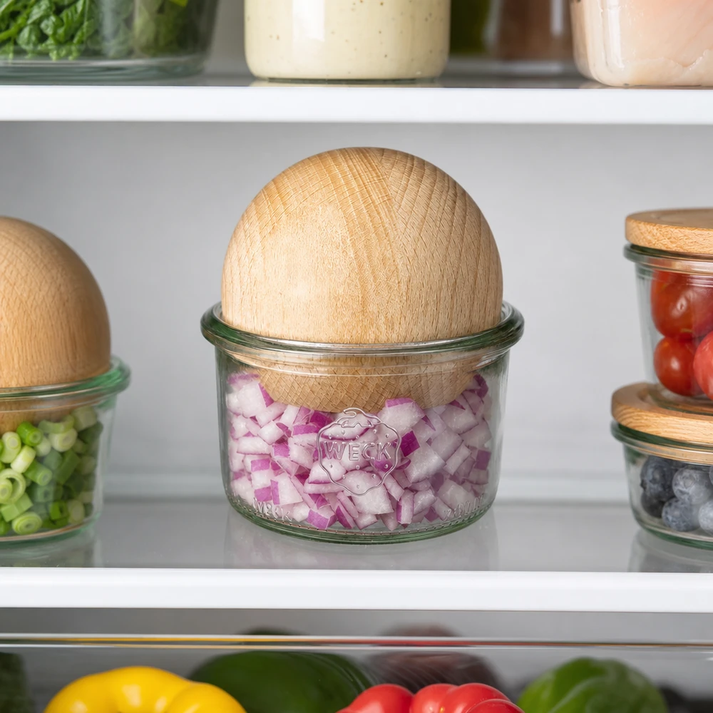 Préparation et présentation de bocaux en verre pour les épices, sels et mélanges secs