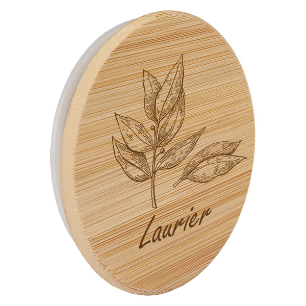 Paire en bois « Laurier » pour WECK RR60 Paire en bois « Laurier » pour WECK RR60