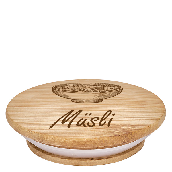Boîte en bois « Muesli » pour WECK RR100 Boîte en bois « Muesli » pour WECK RR100