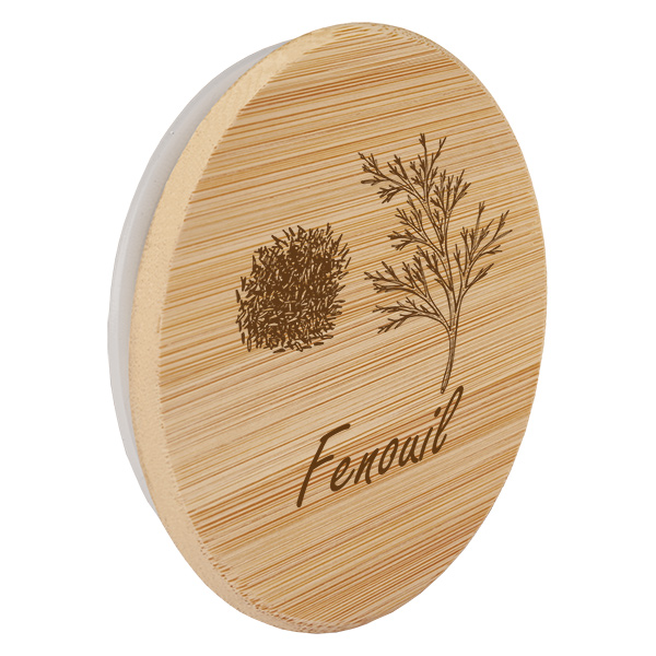 Paire en bois « Fenouil » pour WECK RR60 Paire en bois « Fenouil » pour WECK RR60
