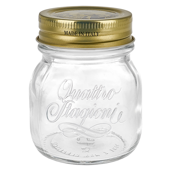 Verre rond 150ml « Quattro Stagioni » avec couvercle