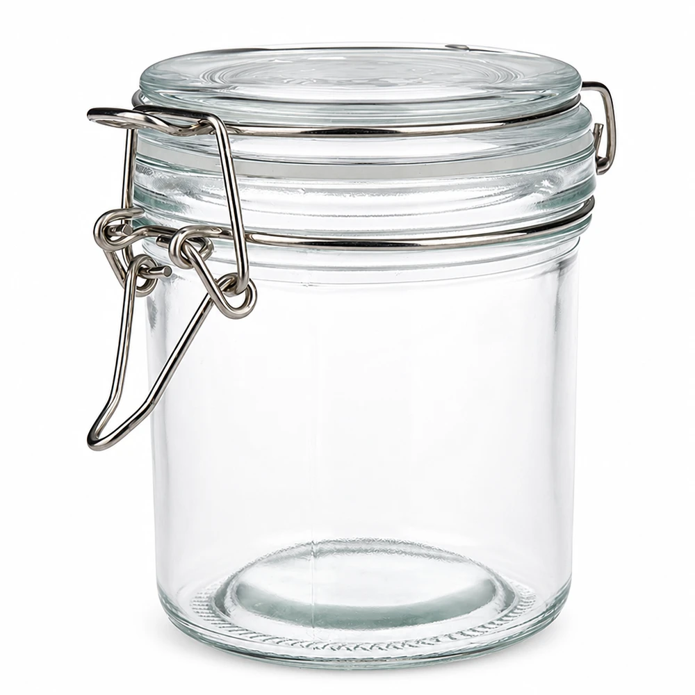 Bocal à armature type S de 250 ml avec joint blanc