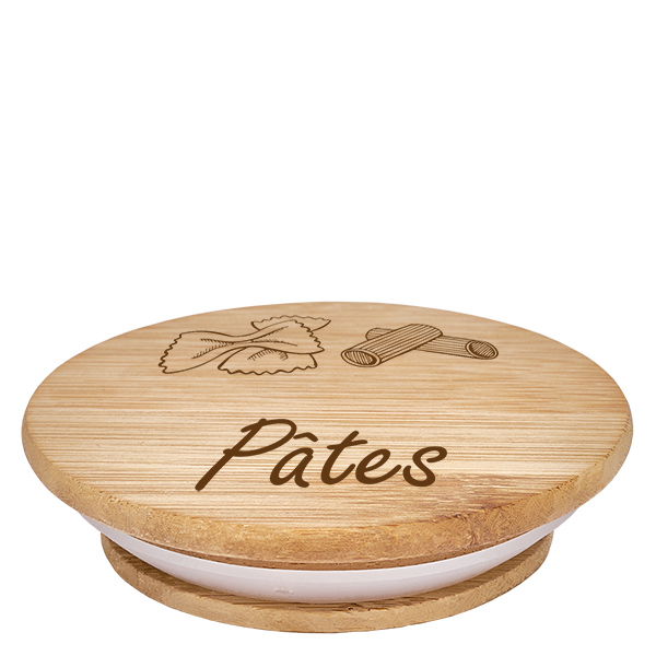 Paire en bois « Pâtes » pour WECK RR100 Paire en bois « Pâtes » pour WECK RR100