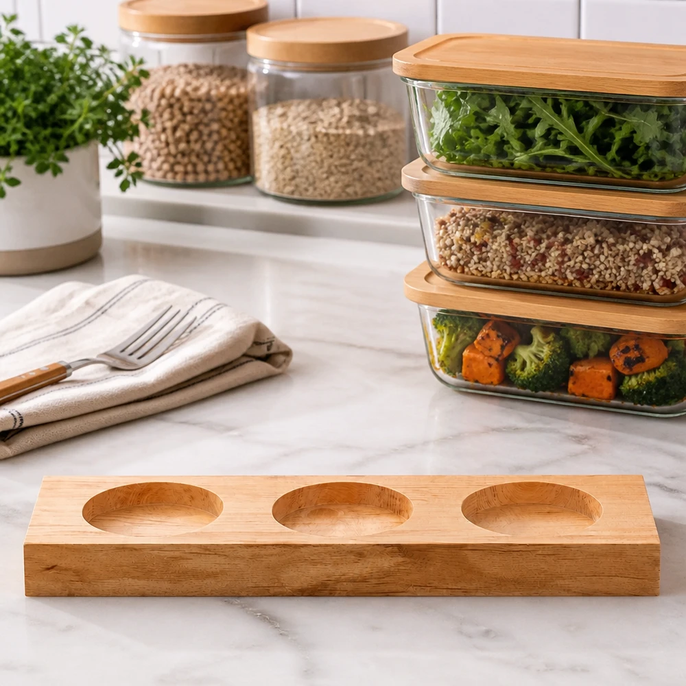 Mise en situation d’un bocal en verre pour les terrines et pâtés