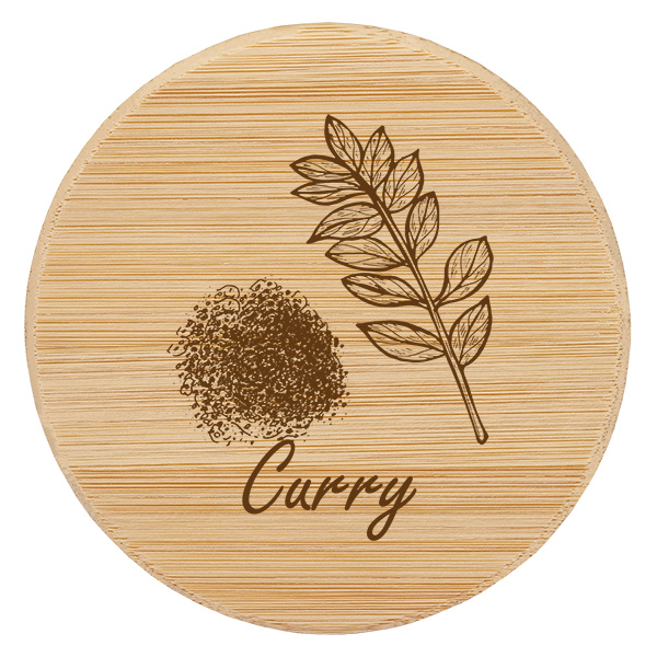 Bouchon en bois « Curry » pour WECK RR60 Bouchon en bois « Curry » pour WECK RR60