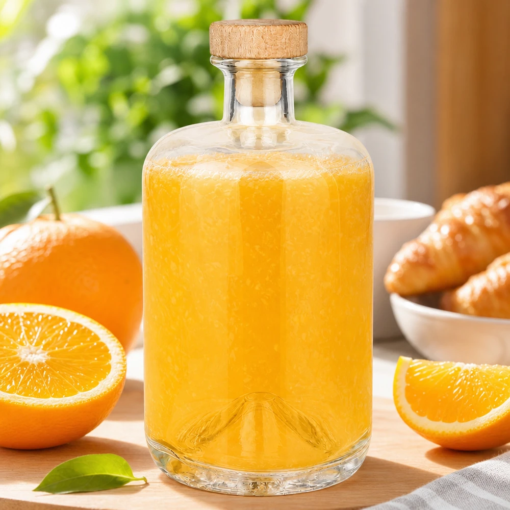 Flacon à pharmacie 700 ml « Sofia » avec bouchon en bois UNiTWIST® Flacon à pharmacie 700 ml « Sofia » avec bouchon en bois UNiTWIST®