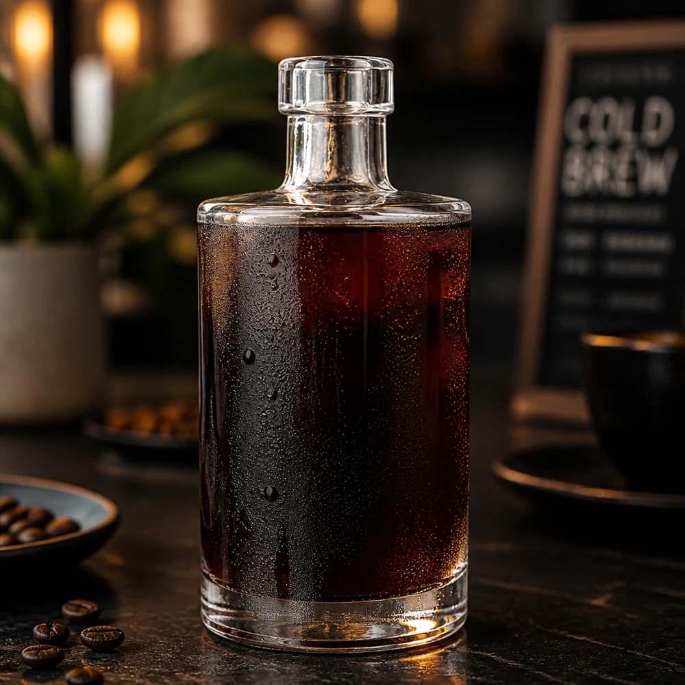 350ml Bouteille en verre Marie remplie de café Cold Brew Grains de café Ambiente Gastronomie Application Image 6 sur 10