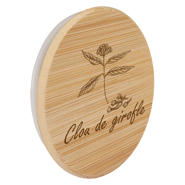 Paire en bois « clou de girofle » pour WECK RR60 Paire en bois « clou de girofle » pour WECK RR60