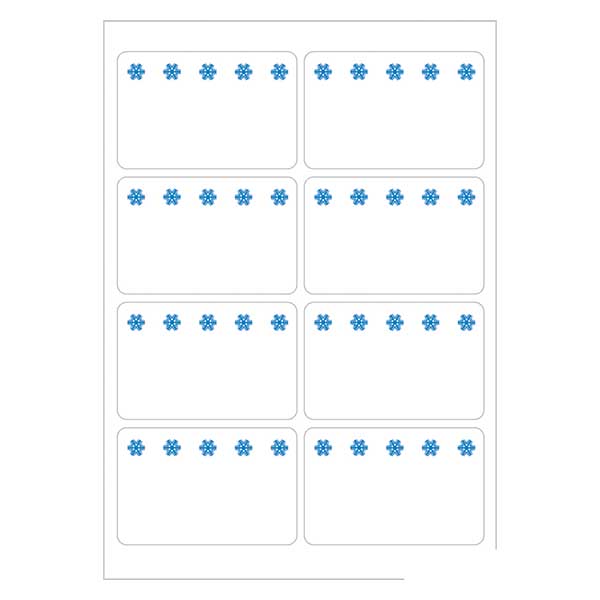 Étiquettes de congélation blanches (56 stickers) 26x40mm Étiquettes de congélation blanches (56 stickers) 26x40mm