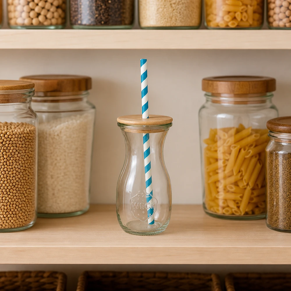 Mise en situation d’un bocal en verre pour les terrines et pâtés