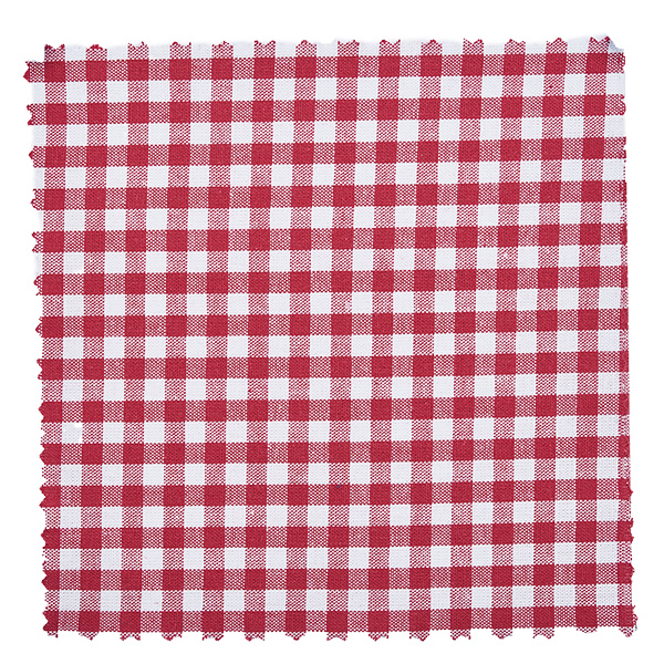 Couvre-tissu à carreaux blanc/bordeaux 150x150mm carré Couvercle en tissu à carreaux bordeaux et blancs, carré de 15 cm, avec bord dentelé, pour bocaux à conserve et à confiture