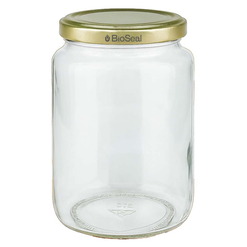 Pot à miel 1000 g avec couvercle doré BioSeal UNiTWIST