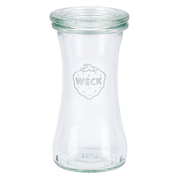 100ml bocal à gourmandises avec bouchon en verre WECK RR40