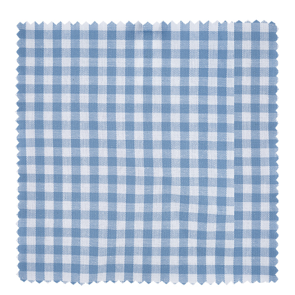 Tissu napperon pour décoratif bleu clair à carreaux 15cm carré Tissu napperon pour décoratif bleu clair à carreaux 15cm carré