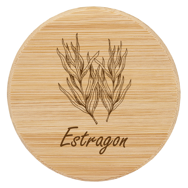 Paire en bois « Estragon » pour WECK RR60 Paire en bois « Estragon » pour WECK RR60