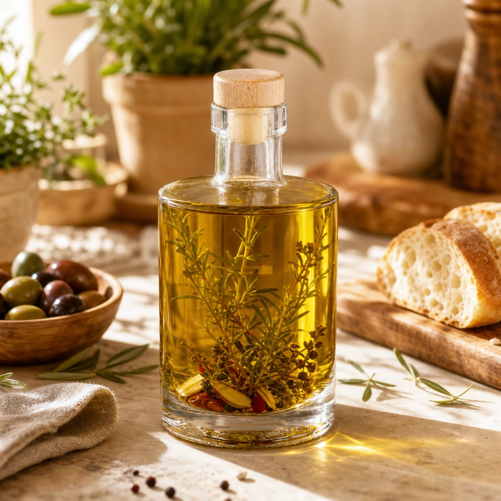 Bouteille en verre 350 ml « Galileo » avec bouchon en bois UNiTWIST® Bouteille en verre 350 ml « Galileo » avec bouchon en bois UNiTWIST®