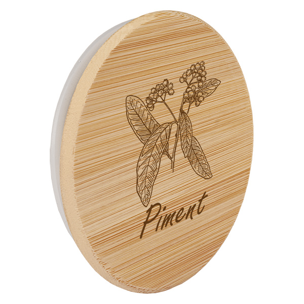 Paire en bois « Piment » pour WECK RR60 Paire en bois « Piment » pour WECK RR60