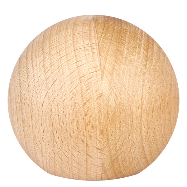 UNiTWIST Sphère en bois (hêtre) pour WECK RR80 Sphère en bois UNiTWIST hêtre pour WECK RR80 - détail de la structure et des veines naturelles du bois