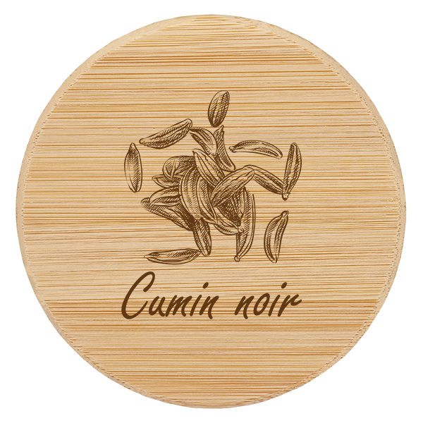 Bouchon en bois « Cumin noir » pour WECK RR60 Bouchon en bois « Cumin noir » pour WECK RR60