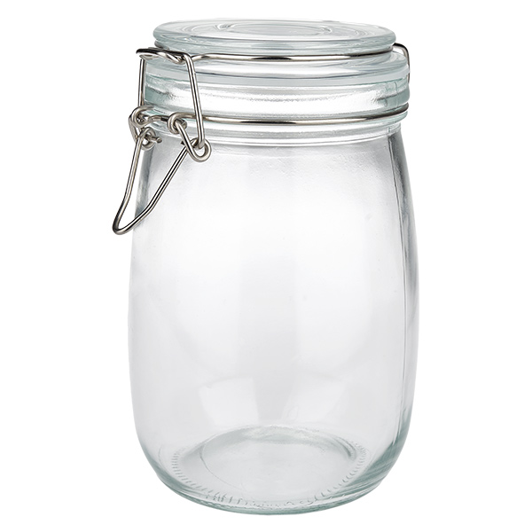 Pot de réserve 1000ml type S avec fermeture à étrier UN.