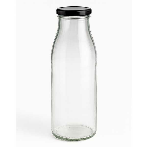 500ml Bouteille avec couvercle BasicSeal noir UNiTWIST