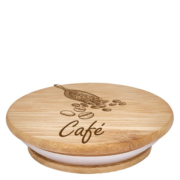 Bouchon en bois « café » pour WECK RR100 Bouchon en bois « café » pour WECK RR100