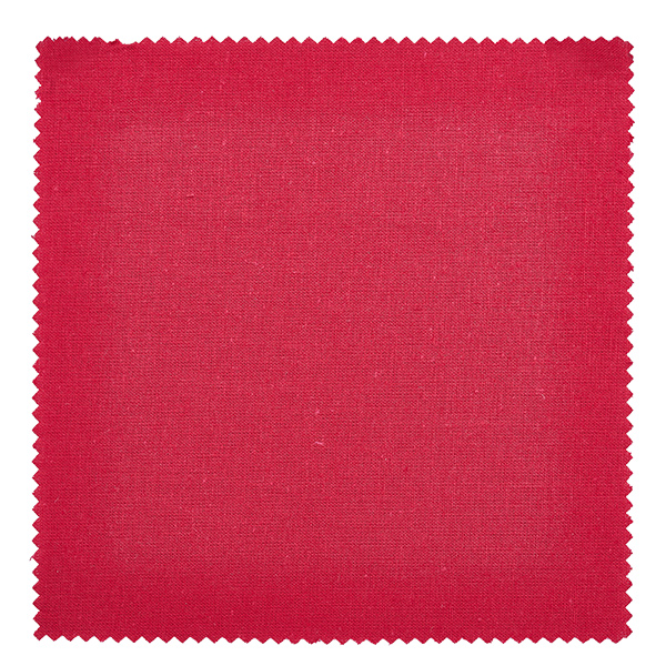 Tissu cache-bijoux bordeaux 15cm carré Bordeauxrotes Stoff Schmuckdeckchen 15x15cm Nahaufnahme zeigt edle Stoffstruktur und saubere Zackenkante