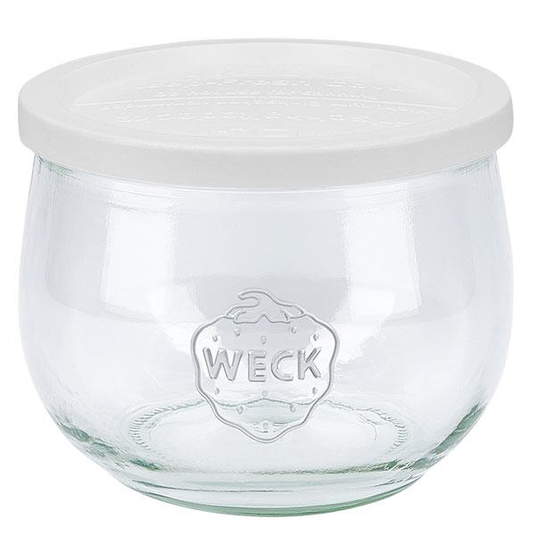 580ml bocal tulipe avec couvercle fraîcheur WECK RR100