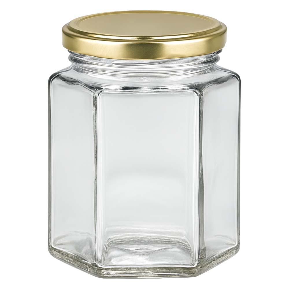 Pot à miel 250 g avec couvercle doré BasicSeal UNiTWIST