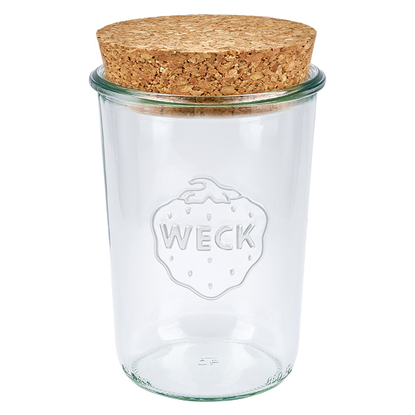 850ml bocal conique WECK RR100 avec bouchon nature
