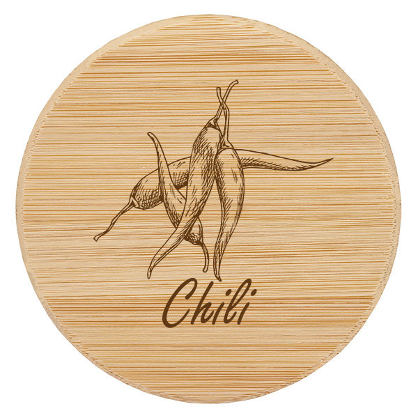 Bouchon en bois « Piment » pour WECK RR60