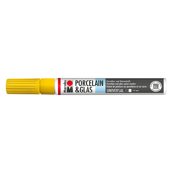 Crayon Jaune soleil 1-2mm pour verre/porcelaine (220)