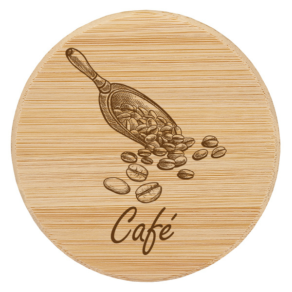 Bouchon en bois « café » pour WECK RR100