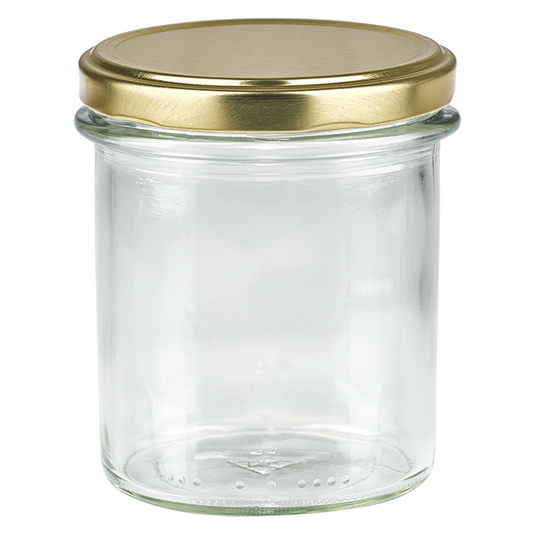 350ml Verre conique avec couvercle BasicSeal or UNiTWIST 350ml Verre conique avec couvercle BasicSeal or UNiTWIST