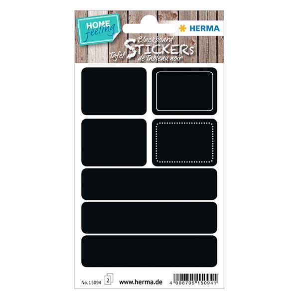 Étiquettes pour tableaux blancs rectangle (14 stickers)