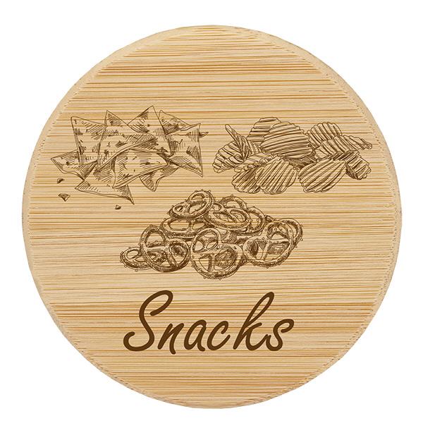 Paire en bois « Snacks » pour WECK RR100 Paire en bois « Snacks » pour WECK RR100
