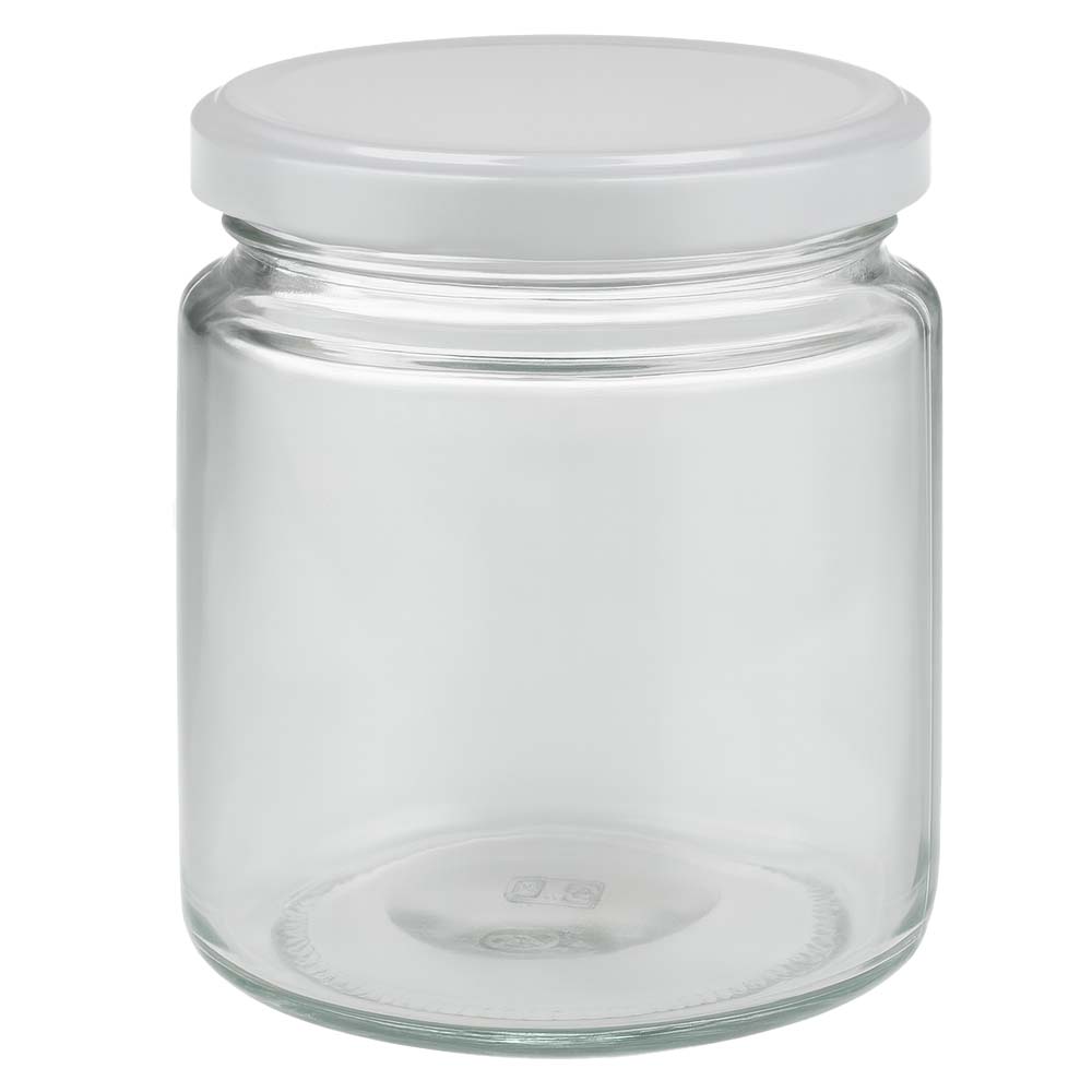 Pot à miel 350 g avec couvercle blanc BasicSeal UNiTWIST