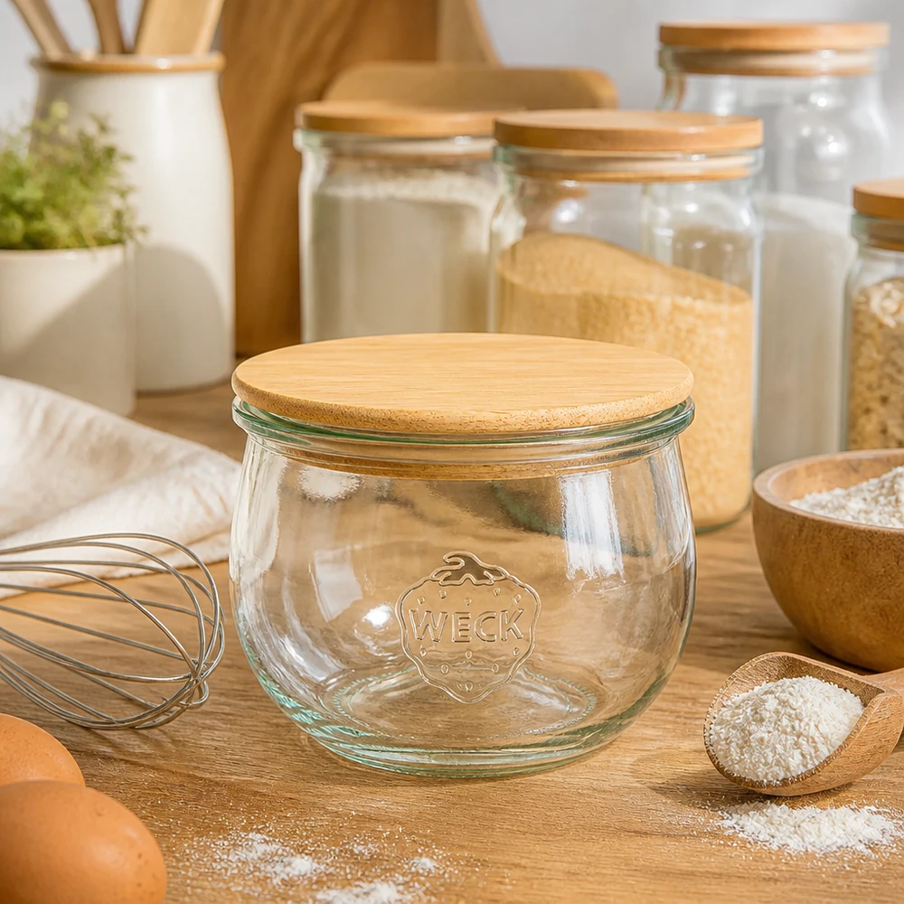 Sélection de bocaux en verre adaptée à les terrines et pâtés