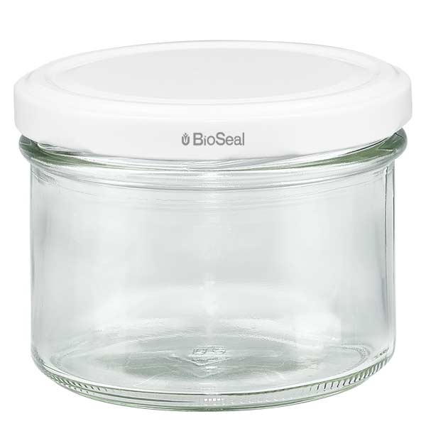 225ml Verre conique avec couvercle BioSeal blanc UNiTWIST 225ml Verre conique avec couvercle BioSeal blanc UNiTWIST