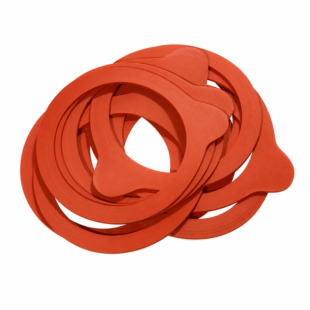 Anneau en caoutchouc naturel RR80 orange Anneaux en caoutchouc pour la mise en bocaux Anneaux d'étanchéité Aide à la mise en bocaux