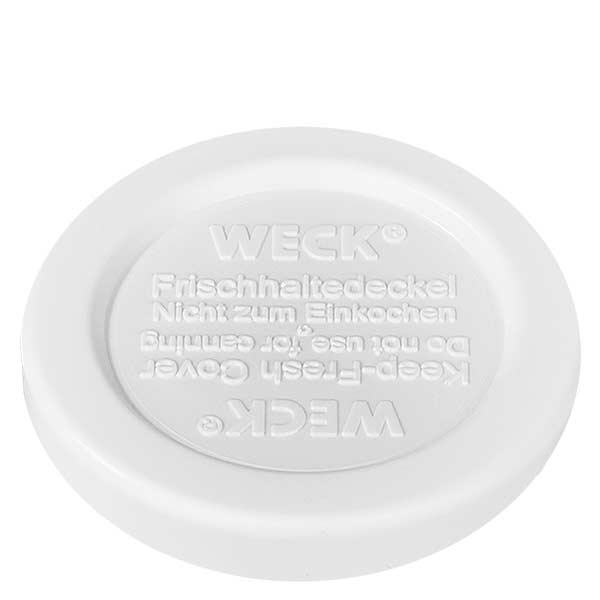 Couvercle fraîcheur WECK RR40 WECK Couvercle de conservation RR40 blanc en plastique pour bocaux de conservation pour fermer hermétiquement les conserves