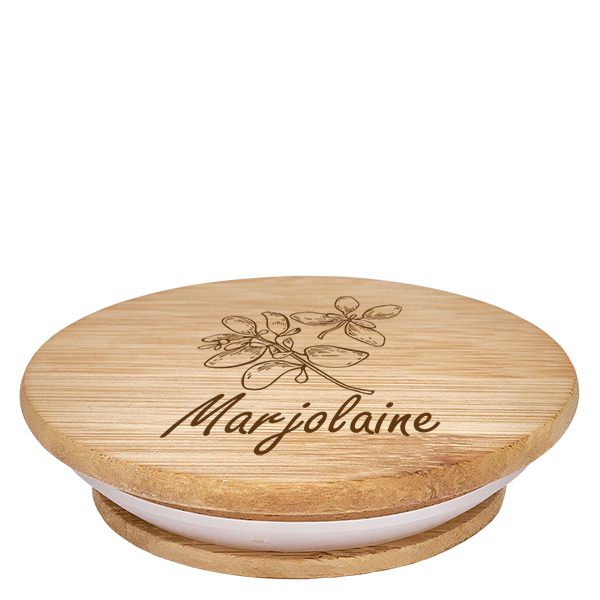 Paire en bois « Marjolaine » pour WECK RR60 Paire en bois « Marjolaine » pour WECK RR60
