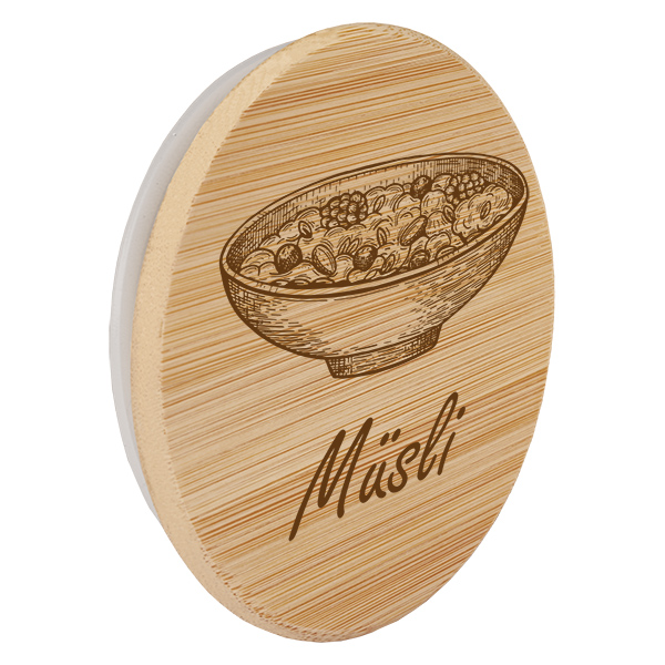 Boîte en bois « Muesli » pour WECK RR100 Boîte en bois « Muesli » pour WECK RR100