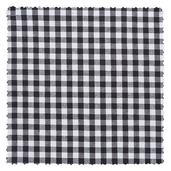 Couvercle en tissu à carreaux blanc/noir 120x120mm carré Tissu à carreaux noir et blanc, Vichy textile pour couvre-bijoux 12cm anguleux Déco Campagne