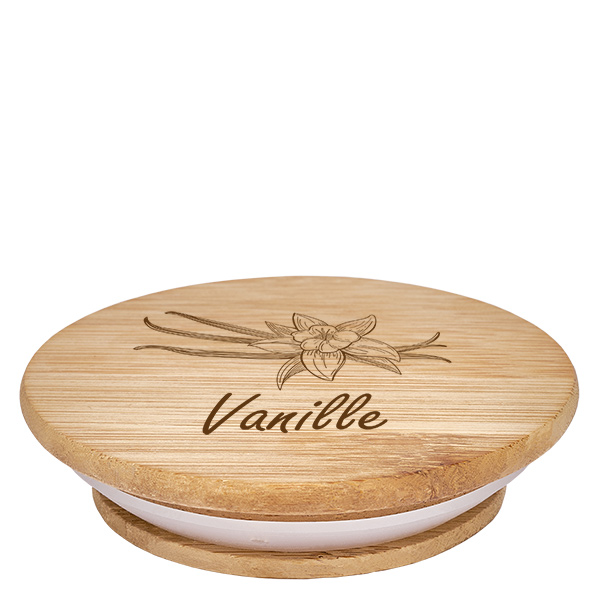 Paire en bois « Vanille » pour WECK RR60 Paire en bois « Vanille » pour WECK RR60