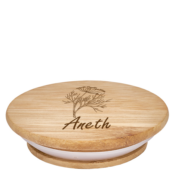 Paire en bois « Aneth » pour WECK RR60 Paire en bois « Aneth » pour WECK RR60