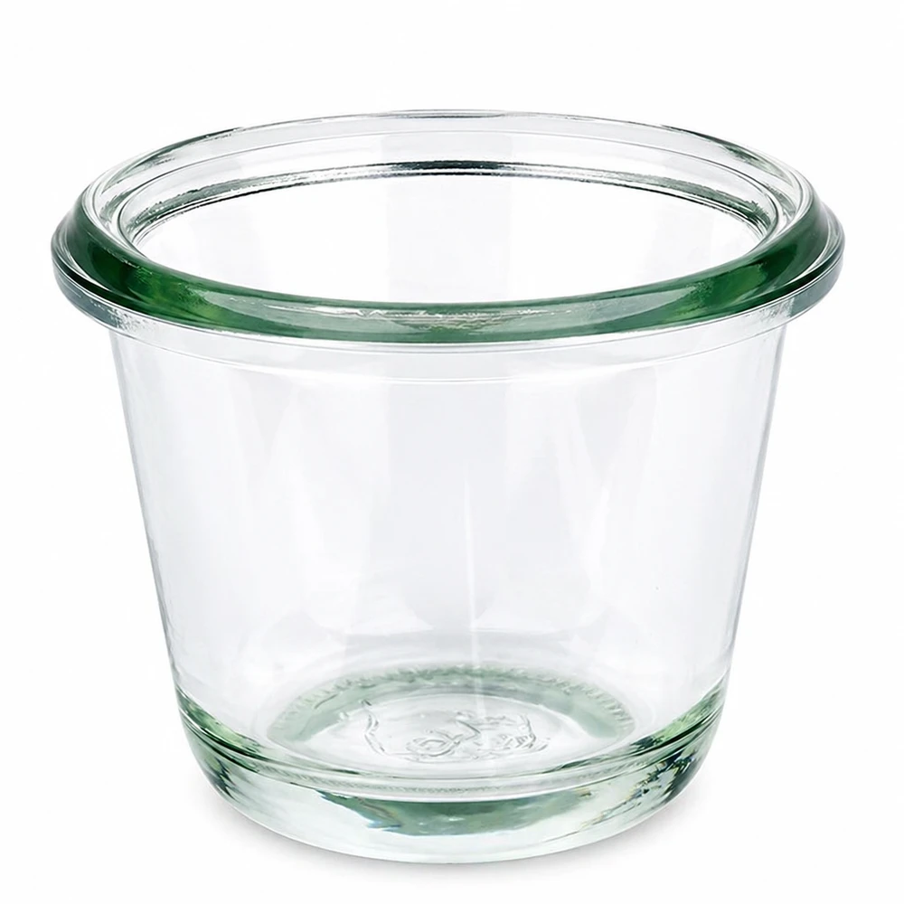 80ml bocal gourmet WECK RR60 Bocal gourmet WECK RR60 vide de 80 ml en verre transparent avec bord à bourrelet caractéristique pour la mise en conserve et les conserves