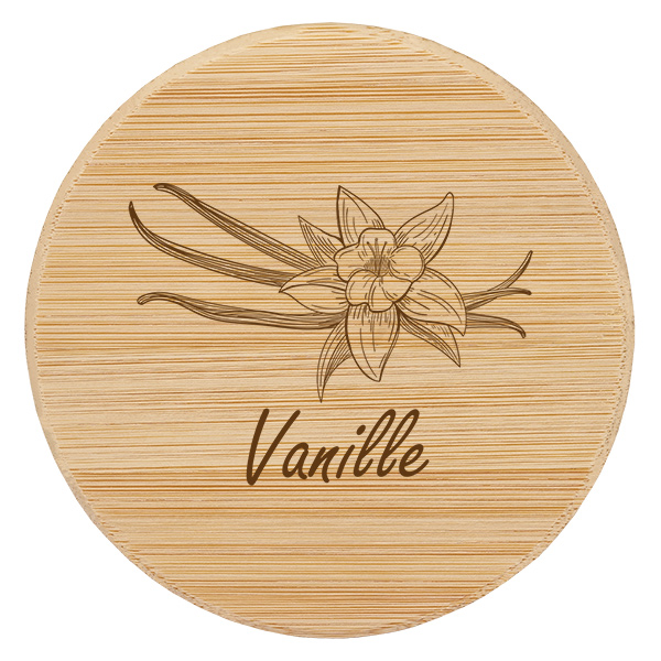 Paire en bois « Vanille » pour WECK RR60 Paire en bois « Vanille » pour WECK RR60
