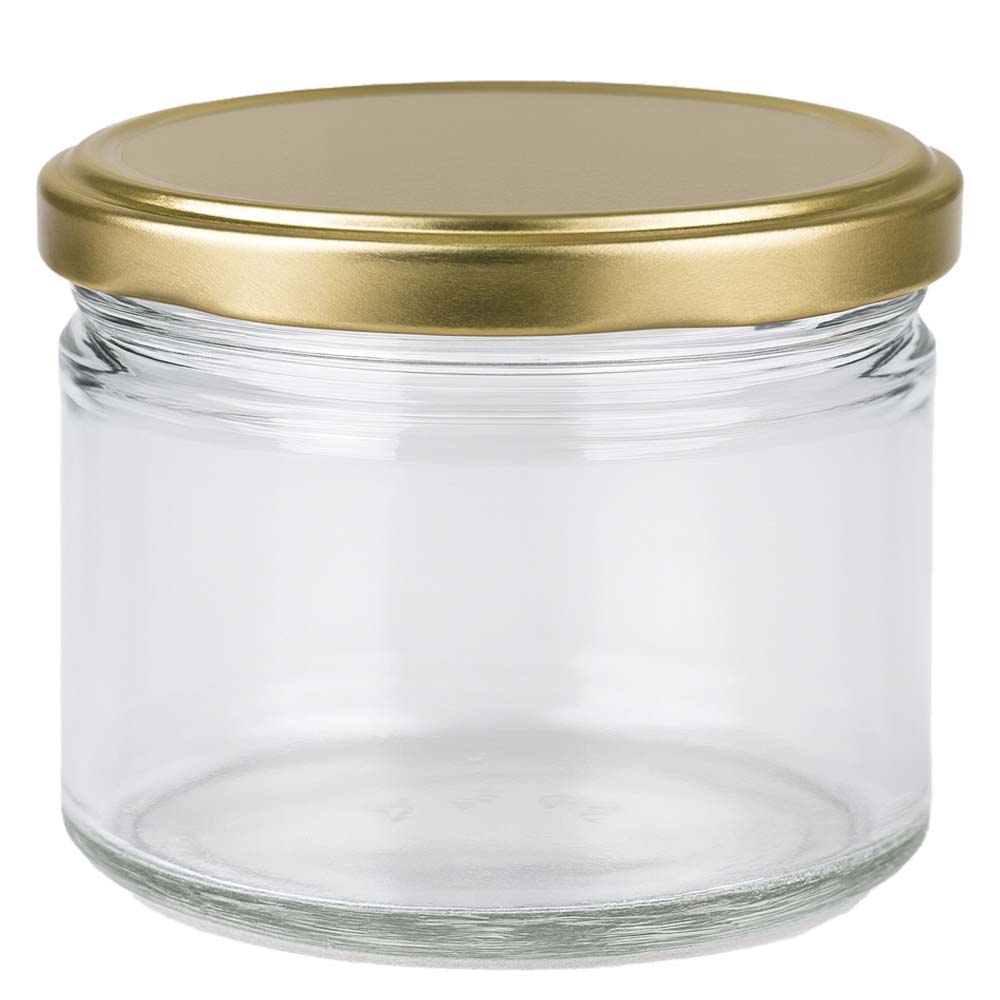 Pot à miel 700 g avec couvercle doré BasicSeal UNiTWIST