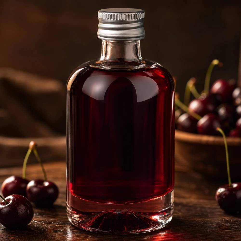 Flacon en verre 40 ml « Sara » avec bouchon à vis argenté UNiTWIST®